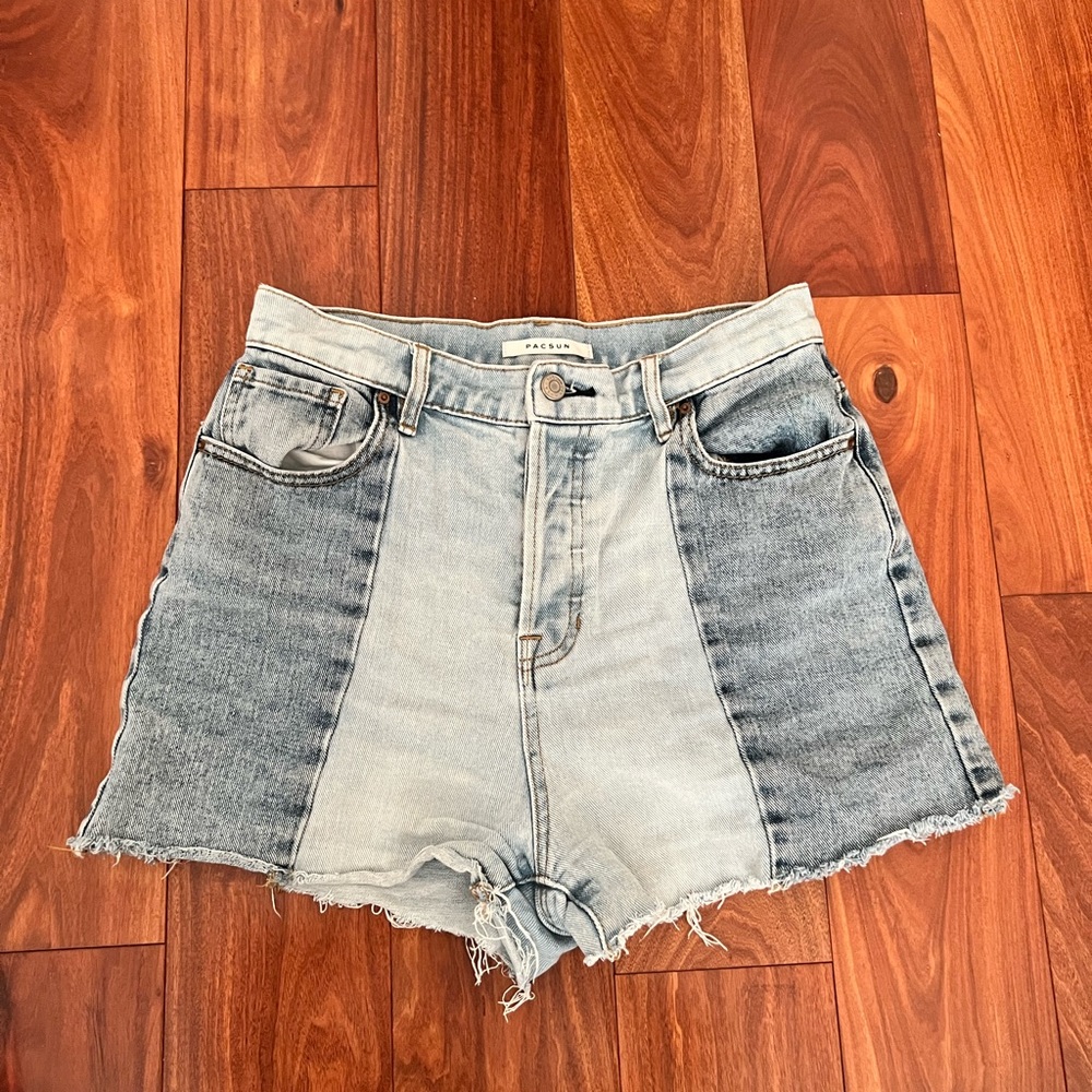 Pacsun Two-Toned High Rise Icon Shorts
